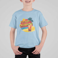 You Had Me At Day Drinking T Shirt For Kid Retro Comic Beach Cocktails Drinkers - Wonder Print Shop