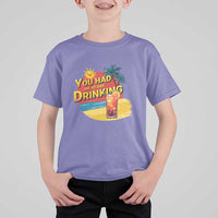 You Had Me At Day Drinking T Shirt For Kid Retro Comic Beach Cocktails Drinkers - Wonder Print Shop