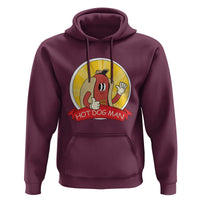 Hot Dog Man Hoodie Vintage Comic Retro - Wonder Print Shop