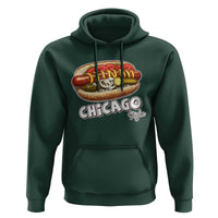 HotDog Lover Hoodie Chicago Style Hot Dog Vintage Summer Souvenir Travel - Wonder Print Shop
