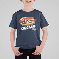 HotDog Lover T Shirt For Kid Chicago Style Hot Dog Vintage Summer Souvenir Travel - Wonder Print Shop