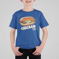 HotDog Lover T Shirt For Kid Chicago Style Hot Dog Vintage Summer Souvenir Travel - Wonder Print Shop