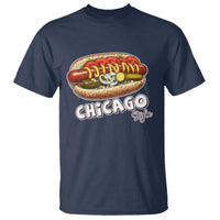 HotDog Lover T Shirt Chicago Style Hot Dog Vintage Summer Souvenir Travel - Wonder Print Shop
