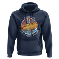 Funny Independence Day Hoodie It's Not 4th Of July Until My Wiener Comes Out Hot Dog USA Flag - Wonder Print Shop