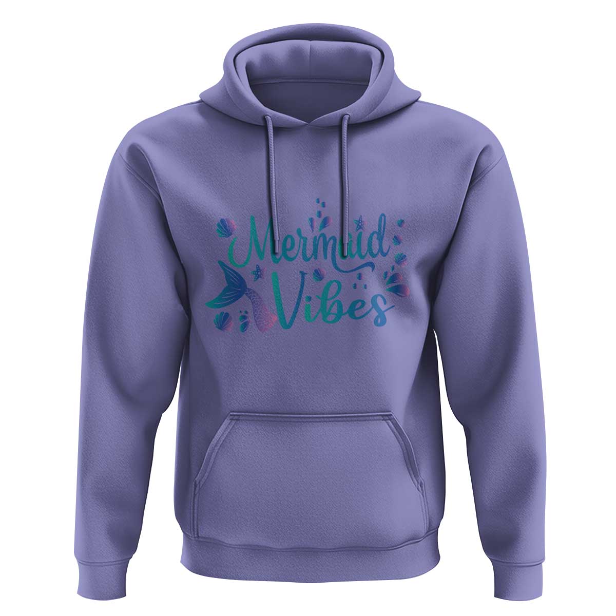 Mermaid Vibes Hoodie Cute Mermaid Tail Beach - Wonder Print Shop