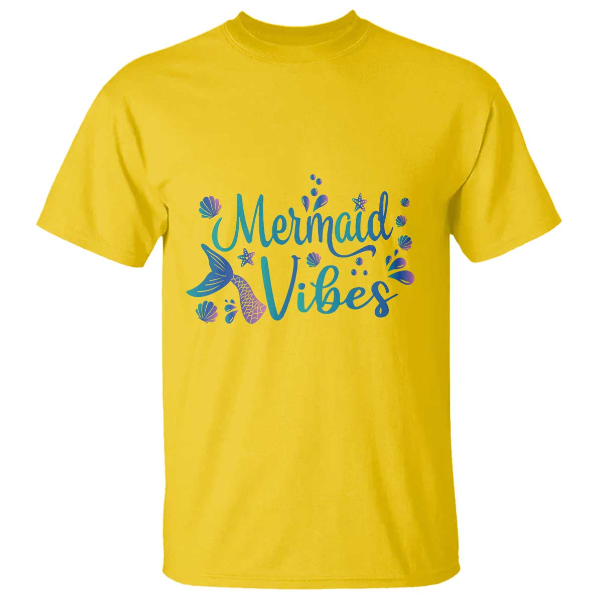 Mermaid Vibes T Shirt Cute Mermaid Tail Beach - Wonder Print Shop