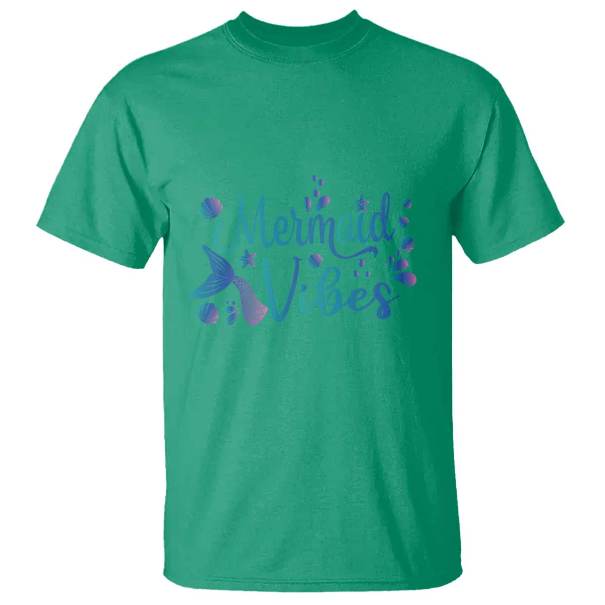 Mermaid Vibes T Shirt Cute Mermaid Tail Beach - Wonder Print Shop