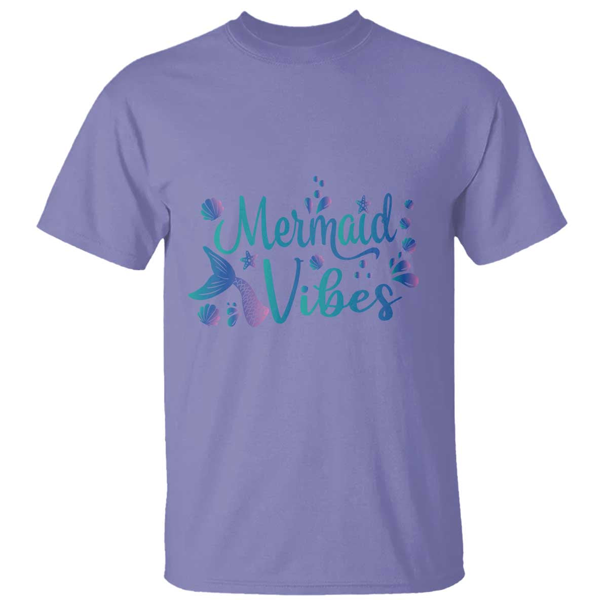 Mermaid Vibes T Shirt Cute Mermaid Tail Beach - Wonder Print Shop