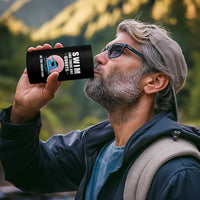 Swimming Lover 4 in 1 Can Cooler Tumbler Swim Like There Are Donuts At The Finish Line - Wonder Print Shop