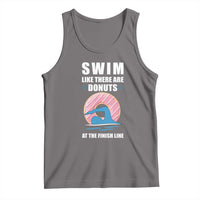 Swimming Lover Tank Top Swim Like There Are Donuts At The Finish Line - Wonder Print Shop