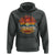 Chemistry Science Hoodie Think Like A Proton Stay Positive Retro Elements - Wonder Print Shop