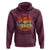 Chemistry Science Hoodie Think Like A Proton Stay Positive Retro Elements - Wonder Print Shop