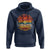 Chemistry Science Hoodie Think Like A Proton Stay Positive Retro Elements - Wonder Print Shop