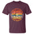 Chemistry Science T Shirt Think Like A Proton Stay Positive Retro Elements - Wonder Print Shop