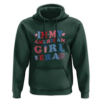 Fourth Of July Hoodie In My American Girl Era Red White Blue Independence Day Peace - Wonder Print Shop