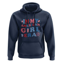 Fourth Of July Hoodie In My American Girl Era Red White Blue Independence Day Peace - Wonder Print Shop