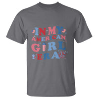 Fourth Of July T Shirt In My American Girl Era Red White Blue Independence Day Peace - Wonder Print Shop