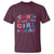 Fourth Of July T Shirt In My American Girl Era Red White Blue Independence Day Peace - Wonder Print Shop
