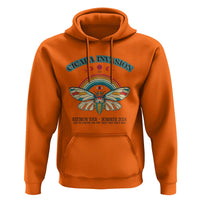 Cicada Invasion Reunion Tour Summer 2024 Hoodie Vintage Broods XIX & XIII Boho Style - Wonder Print Shop