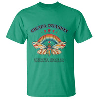 Cicada Invasion Reunion Tour Summer 2024 T Shirt Vintage Broods XIX & XIII Boho Style - Wonder Print Shop