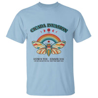 Cicada Invasion Reunion Tour Summer 2024 T Shirt Vintage Broods XIX & XIII Boho Style - Wonder Print Shop