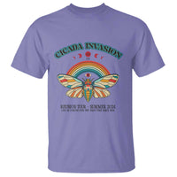 Cicada Invasion Reunion Tour Summer 2024 T Shirt Vintage Broods XIX & XIII Boho Style - Wonder Print Shop