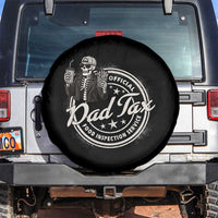 Funny Official Dad Tax Food Inspection Service Spare Tire Cover Skeleton Fathers Day
