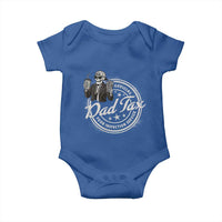 Funny Official Dad Tax Food Inspection Service Baby Onesie Skeleton Fathers Day