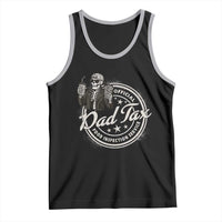 Funny Official Dad Tax Food Inspection Service Tank Top Skeleton Fathers Day