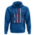 Funny Best Dog Dad Ever Hoodie Fathers Day Vintage American Flag Paw Prints