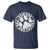 Funny Pawdre The Dog Father T Shirt Fur Dad Fathers Day Distressed Paw Prints - Wonder Print Shop