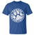 Funny Pawdre The Dog Father T Shirt Fur Dad Fathers Day Distressed Paw Prints - Wonder Print Shop