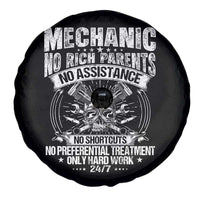 Funny Mechanic No Rich Parents No Assistance No Handouts Spare Tire Cover Car Mechanic Garage - Wonder Print Shop