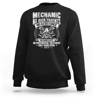 Funny Mechanic No Rich Parents No Assistance No Handouts Sweatshirt Car Mechanic Garage - Wonder Print Shop