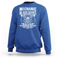 Funny Mechanic No Rich Parents No Assistance No Handouts Sweatshirt Car Mechanic Garage - Wonder Print Shop