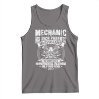 Funny Mechanic No Rich Parents No Assistance No Handouts Tank Top Car Mechanic Garage - Wonder Print Shop