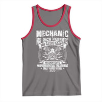 Funny Mechanic No Rich Parents No Assistance No Handouts Tank Top Car Mechanic Garage - Wonder Print Shop