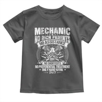 Funny Mechanic No Rich Parents No Assistance No Handouts Toddler T Shirt Car Mechanic Garage - Wonder Print Shop