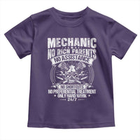Funny Mechanic No Rich Parents No Assistance No Handouts Toddler T Shirt Car Mechanic Garage - Wonder Print Shop