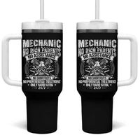 Funny Mechanic No Rich Parents No Assistance No Handouts Tumbler With Handle Car Mechanic Garage - Wonder Print Shop