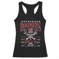 Boomers The Badass Generation Before All You Sissies Were Born Racerback Tank Top Baby Boomers Generation Skull - Wonder Print Shop