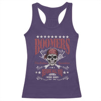 Boomers The Badass Generation Before All You Sissies Were Born Racerback Tank Top Baby Boomers Generation Skull - Wonder Print Shop