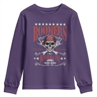 Boomers The Badass Generation Before All You Sissies Were Born Youth Sweatshirt Baby Boomers Generation Skull - Wonder Print Shop