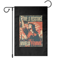 Vive La Resistance Vivela Femme Garden Flag Feminist Women's Right Political Sattire - Wonder Print Shop