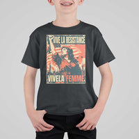 Vive La Resistance Vivela Femme T Shirt For Kid Feminist Women's Right Political Sattire - Wonder Print Shop