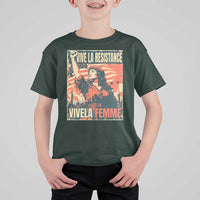 Vive La Resistance Vivela Femme T Shirt For Kid Feminist Women's Right Political Sattire - Wonder Print Shop