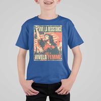 Vive La Resistance Vivela Femme T Shirt For Kid Feminist Women's Right Political Sattire - Wonder Print Shop
