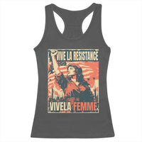 Vive La Resistance Vivela Femme Racerback Tank Top Feminist Women's Right Political Sattire - Wonder Print Shop