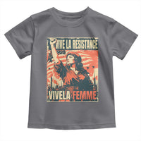 Vive La Resistance Vivela Femme Toddler T Shirt Feminist Women's Right Political Sattire - Wonder Print Shop