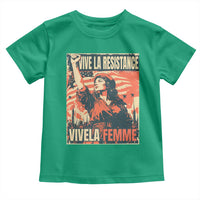 Vive La Resistance Vivela Femme Toddler T Shirt Feminist Women's Right Political Sattire - Wonder Print Shop